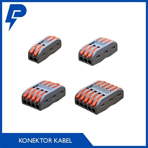 Jual Konektor Kabel Wago PCT 2 2 3 4 5 Pin Terminal WIre Connector