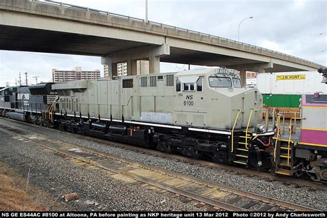 NS GE ES44AC #8100 Nickel Plate Road Heritage Unit Photo Page