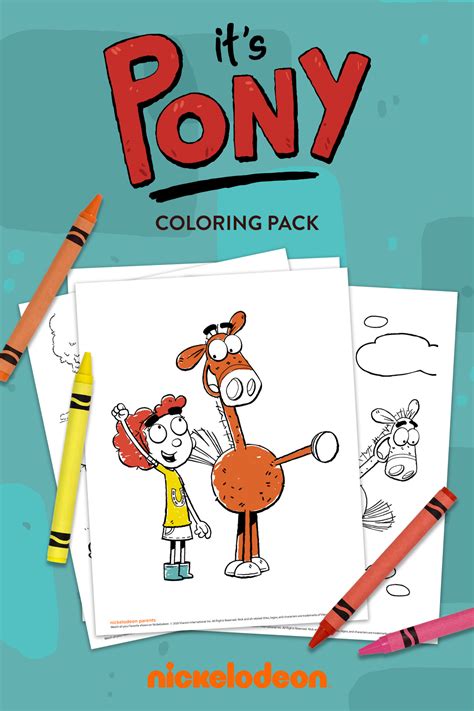 It's Pony! Pony! Pony! Printable Coloring Pages | Nickelodeon Parents