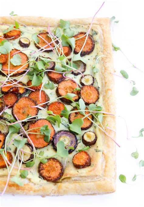 The Hungry Hounds— Carrot Ricotta Tart With Herbs