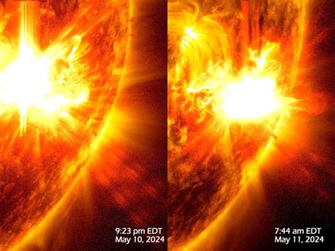 Solar Flares Caught On Camera Watch Nasa Video Huge Explosion On Sun