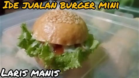 Cara Membuat Roti Burger Mini Langsung Di Serbu Anak Anak Sd Youtube