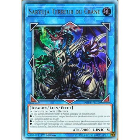 Carte YU GI OH DUDE FR026 Saryuja Terreur du Crâne NEUF FR Cdiscount