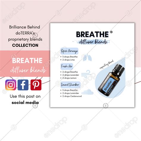 Dōterra Breathe Diffuser Blends Brilliance Behind Doterra By Valentina Ramirez