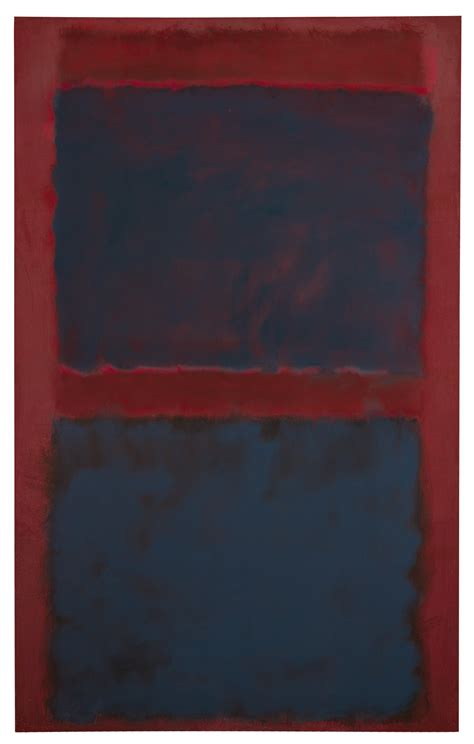 Mark Rothko Untitled Black On Maroon Contemporary Art Evening