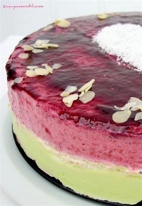 Recette De Bavarois Pistache Framboise Et Noix De Coco