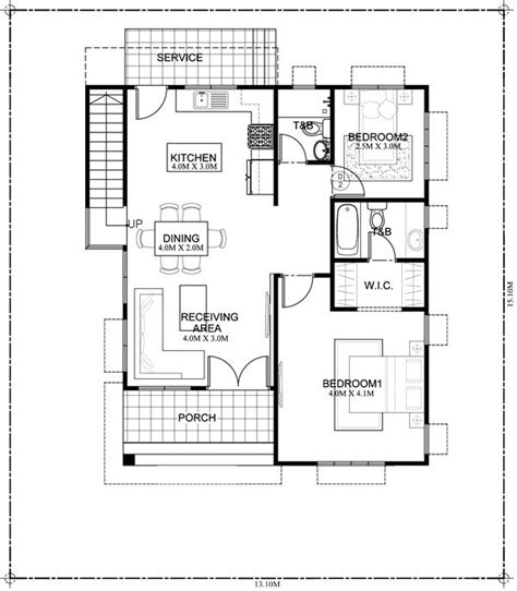 Modern 2 Bedroom House Plans Pdf Amazing Concept 19 Small 2 Bedroom