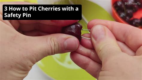 How To Pit Cherries Without A Cherry Pitter Ion Howto