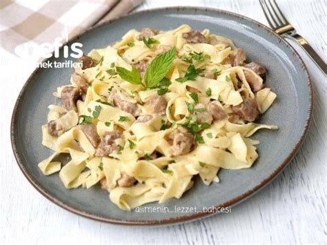 Nefis Fettuccine Alfredo Makarna Tavuklu Hindili Videolu Nefis