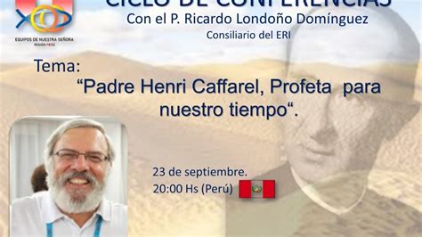 CONFERENCIA I Padre Henri Caffarel Profeta De Nuestro Tiempo YouTube