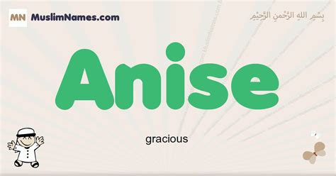 Anise Muslim Boys Name And Meaning Islamic Boys Name Anise