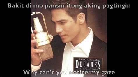 Kung Ako Ba Sya Piolo Pascual English And Tagalog Lyrics Youtube