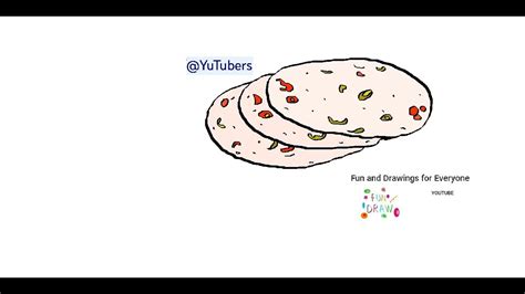 How To Draw Slices Of Mortadella Youtube