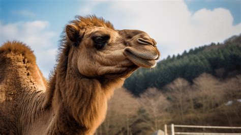 Camel Pet In The Zoo Background Camel Hd Photography Photo Sky