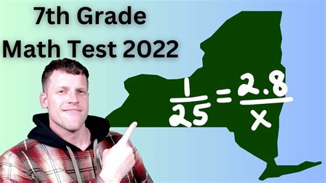 7th Grade Math Test Ny 2022 Youtube