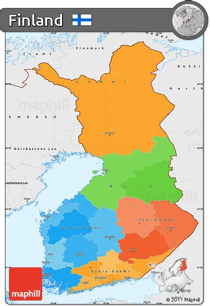 Finland Political Map