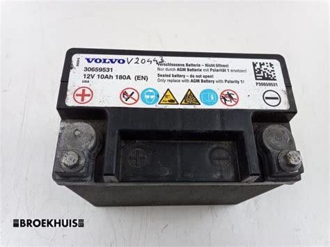 Volvo Auxiliary Battery AGM Genuine Volvo 30659531