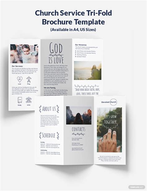 Free Church Brochure Templates For Microsoft Word