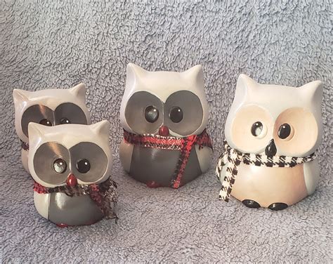 Cute Ceramic Owl Hand Painted Hoot Hoot Hoot Owl Owl Etsy Owl Decor