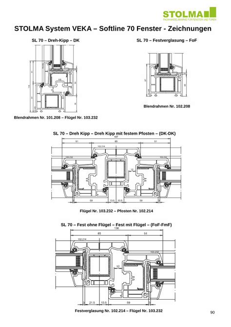 Pdf Stolma System Veka Softline Fenster Stolma System Veka