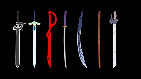 Swords-of-anime by stonecoldsam on DeviantArt