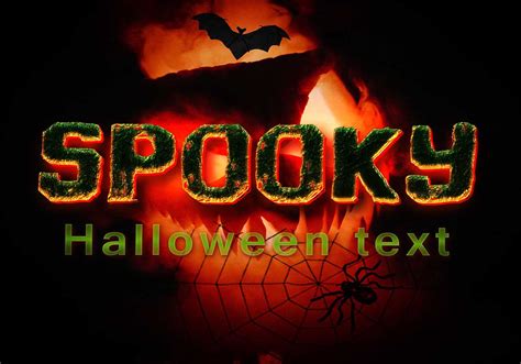 Spooky Halloween Text Psd Free Photoshop Brushes At Brusheezy