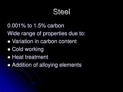 Ppt Ferrous Metallurgy The Chemistry And Structure Of Iron And Steel Powerpoint Presentation