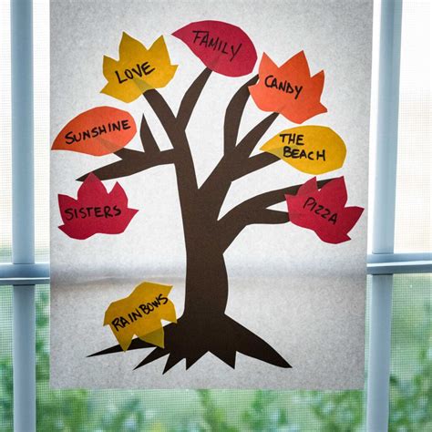 Thankful Tree Craft - Kids Activity Zone