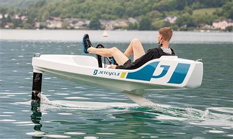 Jetcycle Hydrofoil The Recumbent Bike That Soars Over Water