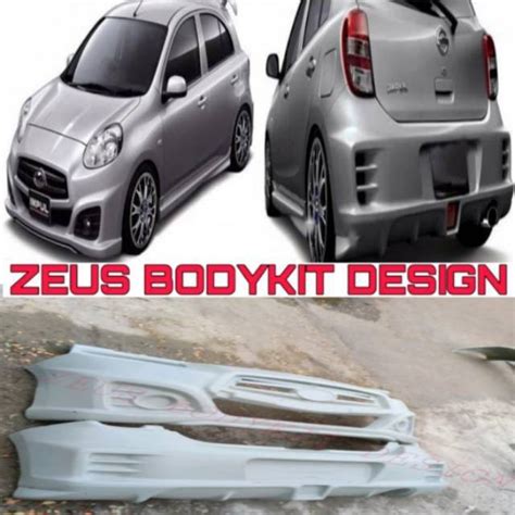 Jual BODYKIT NISSAN MARCH IMPUL BUMPER BODIKIT BODY KIT GRADE A