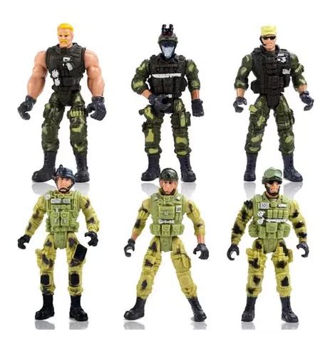 Kit Do Exército De Brinquedo - Kit Exército Com 24 Soldados De Brinquedo Comando Militar | MercadoLivre