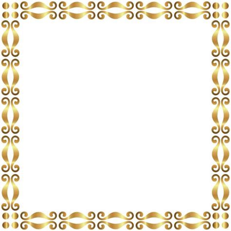 Gold Frame Border Clip Art