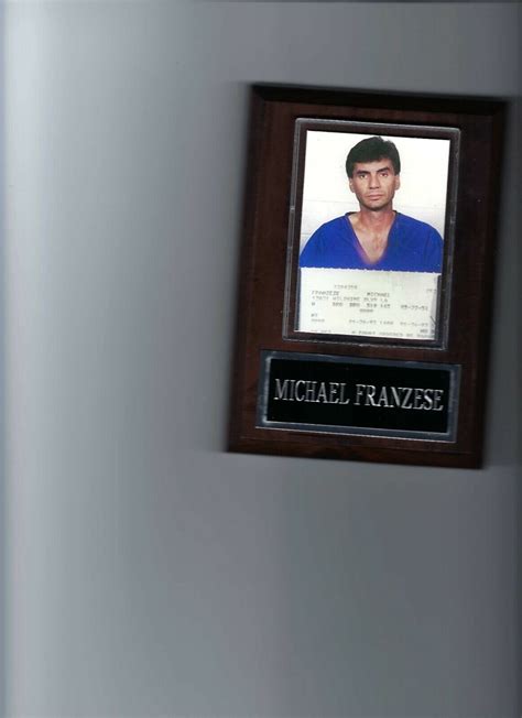 Michael Franzese Mug Shot Plaque Mafia Organized Crime Mobster Mob Ebay