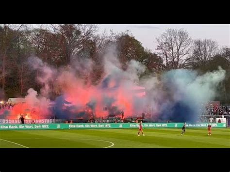 VIKTORIA KÖLN vs MSV DUISBURG PYRO STIMMUNG IMPRESSIONEN der