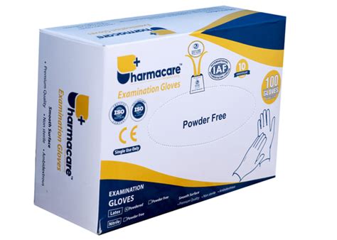 Powder Free Disposable Latex Examination Gloves For Hospitals Grade