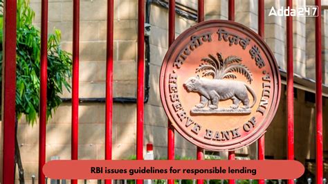 RBI Issues Guidelines For Responsible Lending