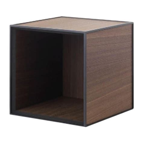 35 Smoked Oak Frame Box With 1 Drawer By Lassen For Sale At 1stDibs