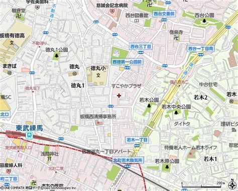 都営西台四丁目アパート18号棟（板橋区団地）の住所・地図｜マピオン電話帳