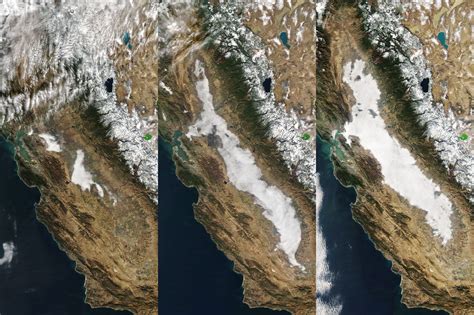 Tule Fog Across Californias Central Valley