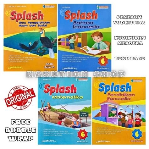 Jual Buku Splash Kelas Sd Mi Penerbit Yudhistira Kurikulum Merdeka