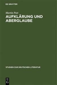 Aufkl Rung Und Aberglaube Martin Pott Inbunden 9783484181199