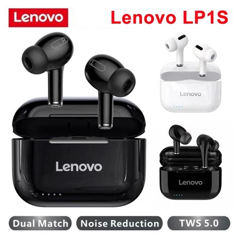 Lenovo LP1S TWS Wireless Earphone Bluetooth 5 0 Dual Stereo Noise