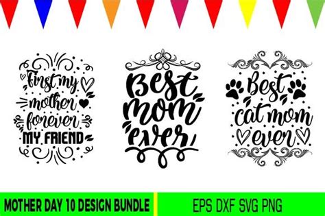 Mother Day 10 Svg Design Bundle Graphic By Md Belal Hossain Creative