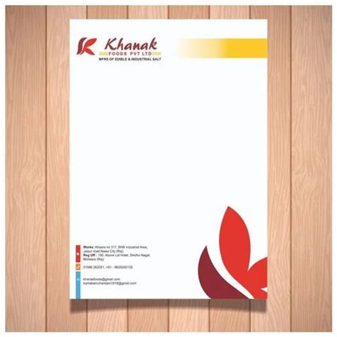 Letterhead Printing Service Latterhead Printing Services Manufacturer