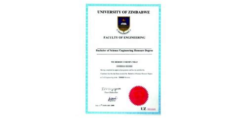 University Of Zimbabwe Introduces New Degree Certificates And Transcripts - zimbabwe