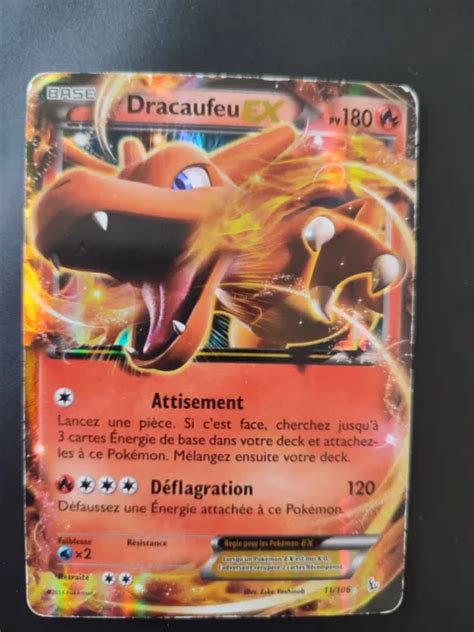 CARTE POKÉMON DRACAUFEU EX 11 106 XY Etincelles FR EUR 5 00