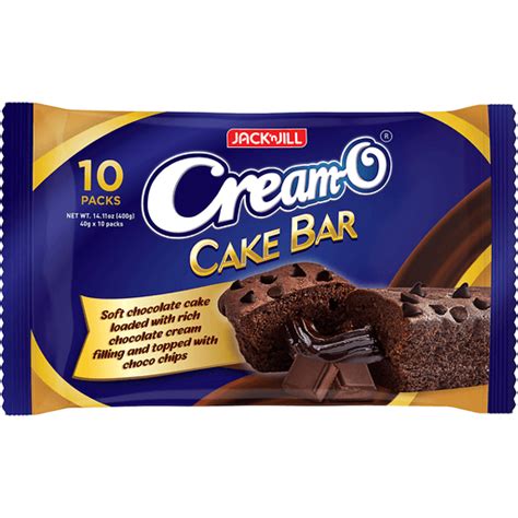 Cream-O Cake Bar 37g x 10pcs | Biscuits | Walter Mart