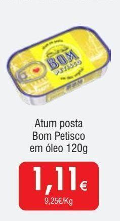 Promoção Atum em lata bom petisco em Froiz