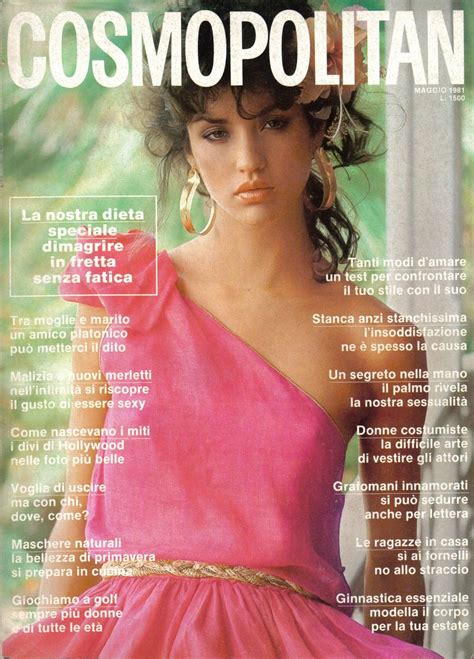 Cosmopolitan Italy 1981 March Janice Dickinson Dickinson Cosmo Girl