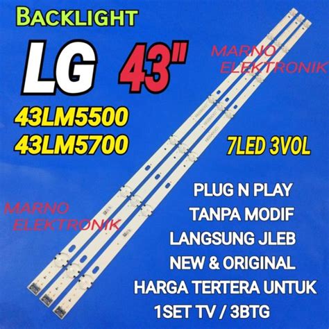 Jual Lampu Bl Backlight Led Tv Lg Lmt Lm Pta Lm